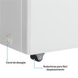 Congelador Challenger Blanco 156x89.5cm de 490 Litros Frost con Un Compartimiento