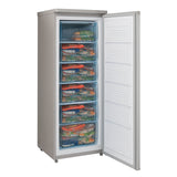 Congelador Challenger Gris 54.9x144cm de 161 Litros Frost con Seis Compartimientos