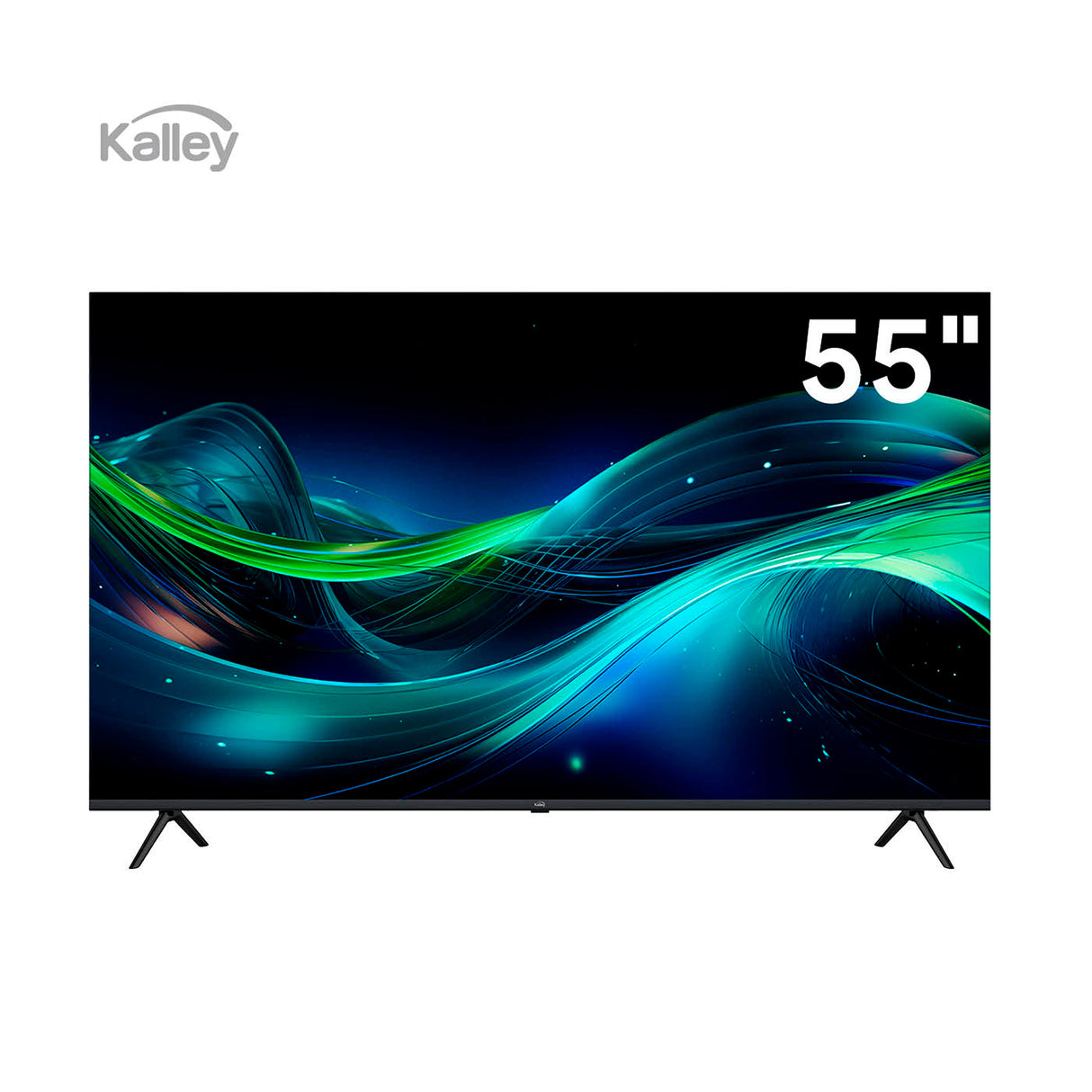Televisor Kalley Google TV Negro 122.6x77.6cm de 55" Pulgadas Smart LED 4K 2160P con Wifi y Bluetooth Integrado