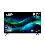 Televisor Kalley Google TV Negro 111.1x71.07cm de 50" Pulgadas Smart LED 4K 2160P con Wifi y Bluetooth Integrado