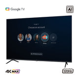 Televisor Kalley Google TV Negro 111.1x71.07cm de 50" Pulgadas Smart LED 4K 2160P con Wifi y Bluetooth Integrado