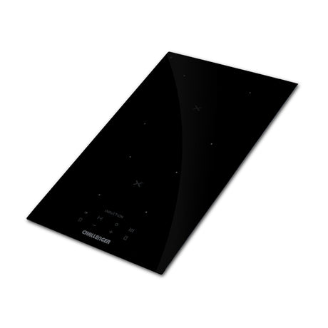 Estufa de Empotrar Challenger Inducción Negro 30x52cm 220 Voltios con Dos Quemadores y con Pantalla Digital - ESTUFAS DE EMPORTRAR Y CUBIERTAS | Bylmo