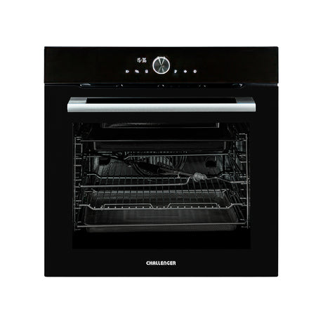 Horno de Empotrar Challenger Aura Negro 59.5x59.5cm Electrico 220 Voltios con Pantalla Digital - HORNOS DE EMPORTRAR | Bylmo