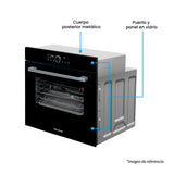 Horno de Empotrar Challenger Aura Negro 59.5x59.5cm Electrico 220 Voltios con Pantalla Digital - HORNOS DE EMPORTRAR | Bylmo