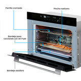 Horno de Empotrar Challenger Aura Negro 59.8x59.8cm Electrico 220 Voltios con Pantalla Digital - HORNOS DE EMPORTRAR | Bylmo