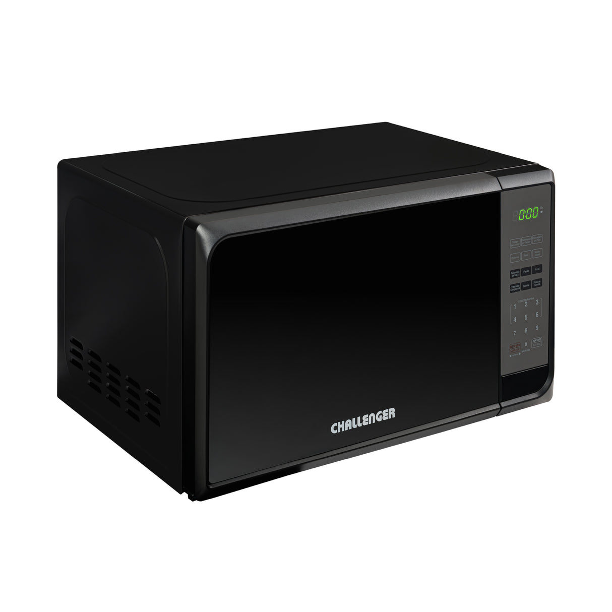 Horno Microondas Challenger Negro 44x29.5cm de 20 Litros con Seis Funciones Preconfiguradas - HORNOS MICROONDAS | Bylmo