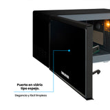 Horno Microondas Challenger Negro 52x30cm de 32 Litros con Seis Funciones Preconfiguradas - HORNOS MICROONDAS | Bylmo