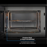 Horno Microondas de Empotrar Challenger Gris y Negro 59.5x38.8cm de 25 Litros con Ocho Funciones Preconfiguradas - HORNOS MICROONDAS | Bylmo