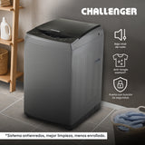 Lavadora Challenger Gris Oscuro 55x93.5cm 11 Kilogramos - LAVADORAS Y SECADORAS | Bylmo