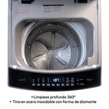 Lavadora Challenger Gris 55x94cm 13 Kilogramos - LAVADORAS Y SECADORAS | Bylmo