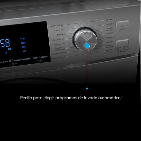 Lavadora Secadora Challenger Inventer Plateado 59.5x85cm 14 Kilogramos - LAVADORAS Y SECADORAS | Bylmo