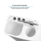 Combo Lavadora Semiautomática y Nevera Challenger 239L