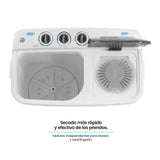 Combo Lavadora Semiautomática y Nevera Challenger 239L