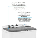 Combo Lavadora Semiautomática y Nevera Challenger 239L