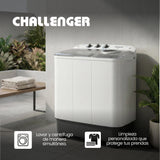 Combo Lavadora Semiautomática y Nevera Challenger 239L