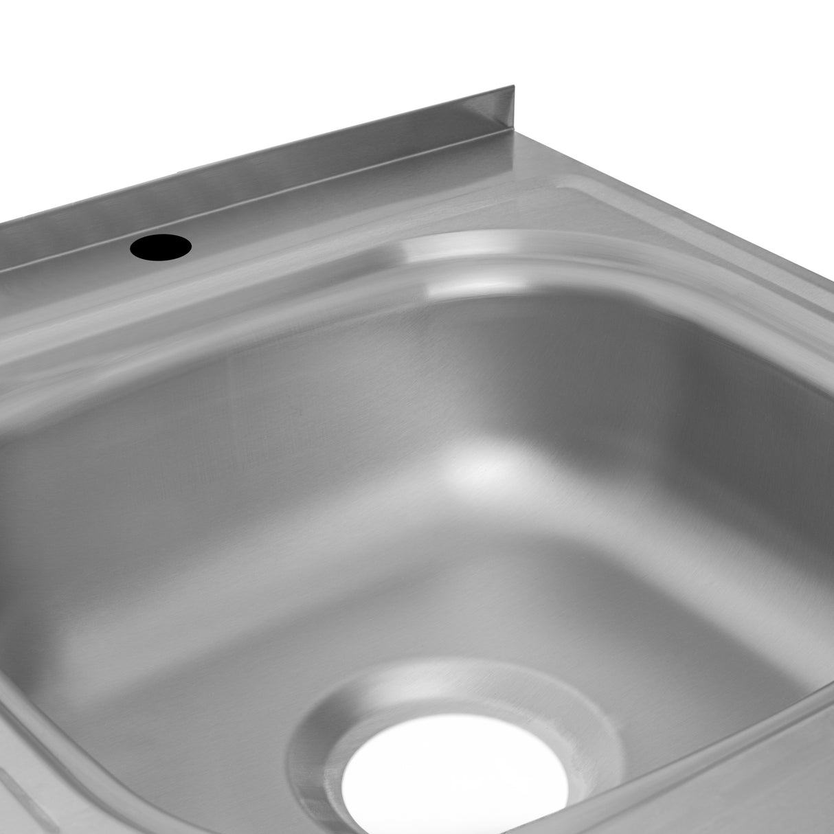 Mesón de Cocina Challenger Gris 120x50cm de Acero Inoxidable con Pozuelo Lado Derecho y con Estufa - MESONES DE COCINA | Bylmo