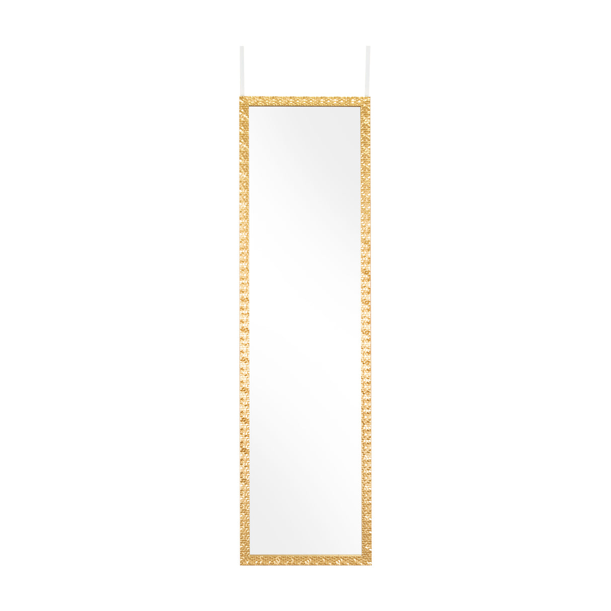 Espejo de Pared Gael Dorado 34x124cm Rectangular con Marco en Poliestireno - ESPEJOS DE PARED | Bylmo
