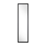 Espejo de Pared Liam Negro 34x124cm Rectangular con Marco en Poliestireno - ESPEJOS DE PARED | Bylmo