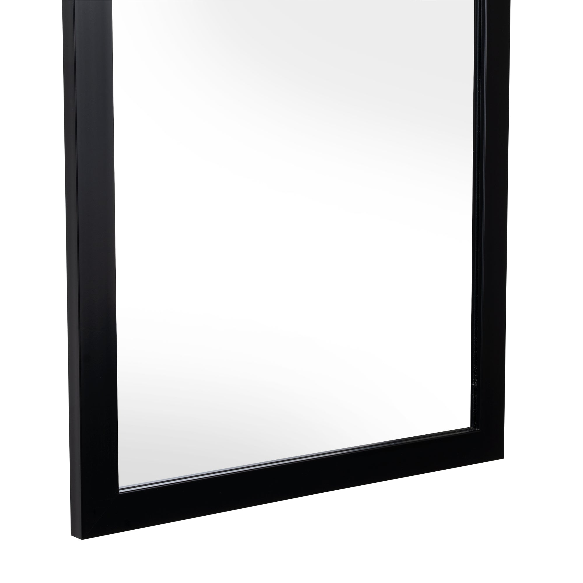 Espejo de Pared Liam Negro 34x124cm Rectangular con Marco en