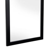 Espejo de Pared Liam Negro 34x124cm Rectangular con Marco en Poliestireno - ESPEJOS DE PARED | Bylmo