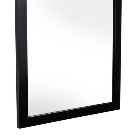 Espejo de Pared Liam Negro 34x124cm Rectangular con Marco en Poliestireno - ESPEJOS DE PARED | Bylmo