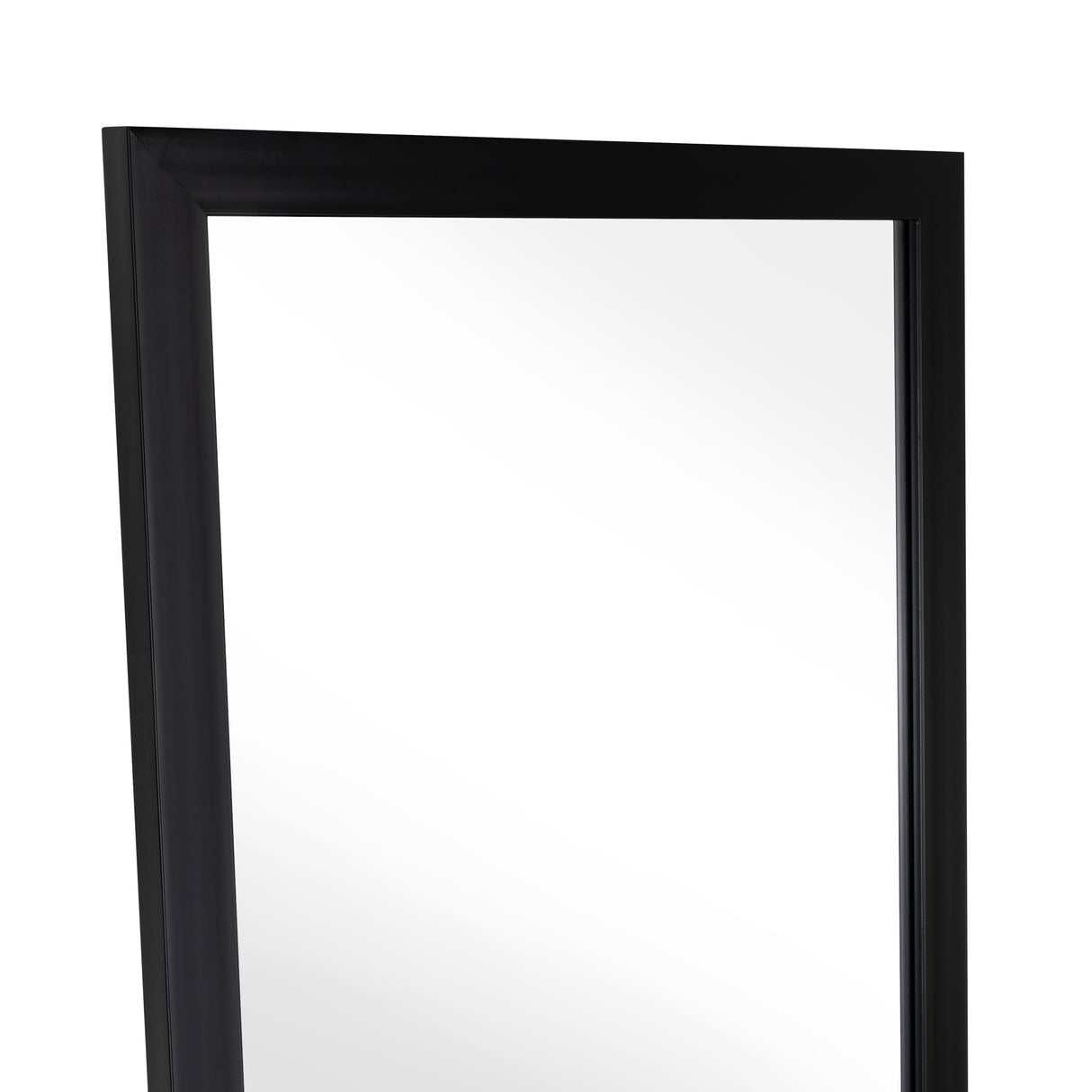 Espejo de Pared Liam Negro 34x124cm Rectangular con Marco en Poliestireno - ESPEJOS DE PARED | Bylmo