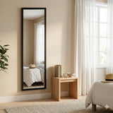 Espejo de Pared Liam Negro 34x124cm Rectangular con Marco en Poliestireno - ESPEJOS DE PARED | Bylmo