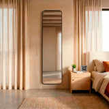 Espejo de Piso Isa Negro 40x150cm Rectangular con Marco Metálico - ESPEJOS DE PISO | Bylmo