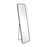 Espejo de Piso Isa Negro 40x150cm Rectangular con Marco Metálico - ESPEJOS DE PISO | Bylmo