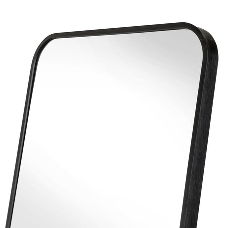 Espejo de Piso Isa Negro 40x150cm Rectangular con Marco Metálico - ESPEJOS DE PISO | Bylmo