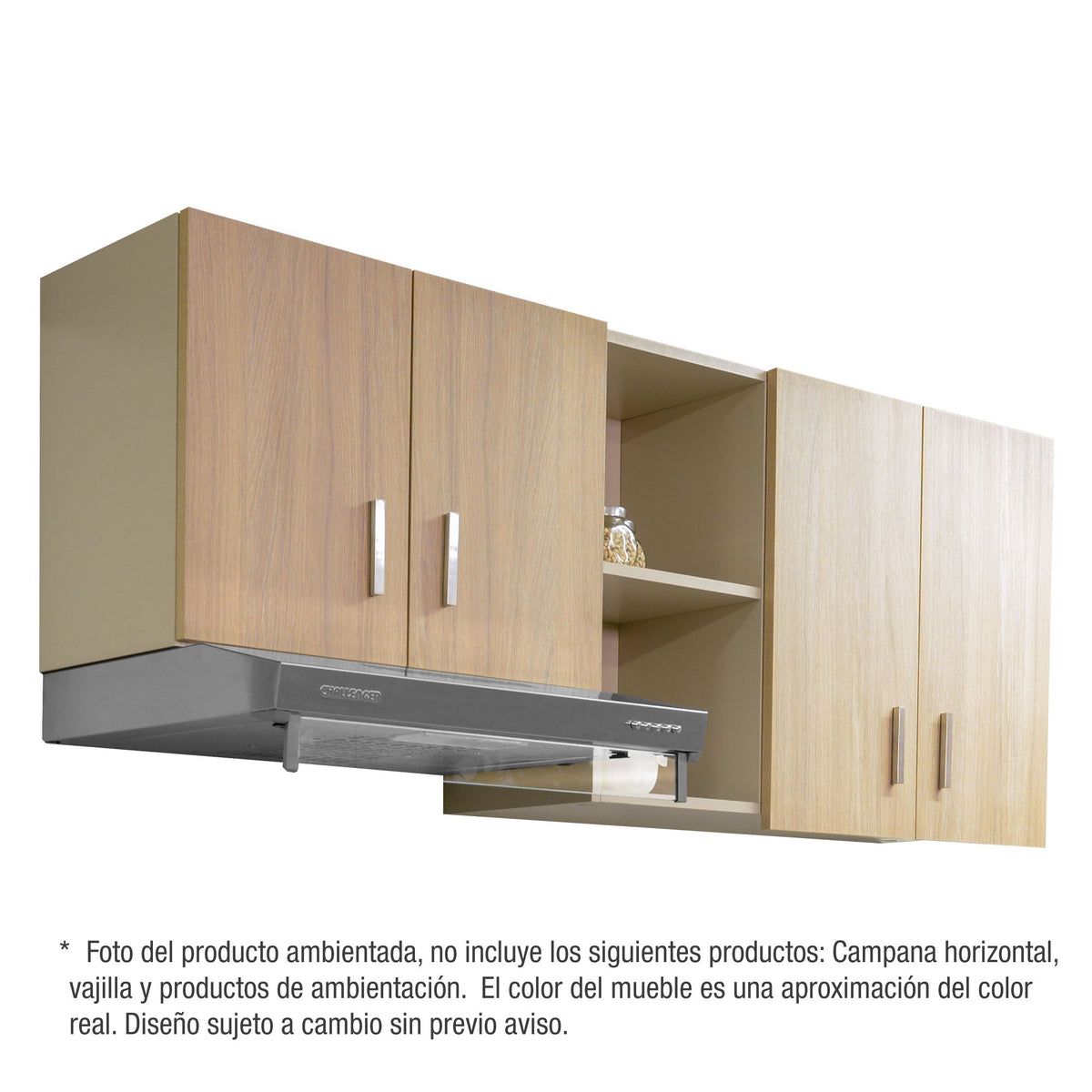 Mueble Superior de Cocina Challenger Acandi 150x60cm con Espacio para Extractor