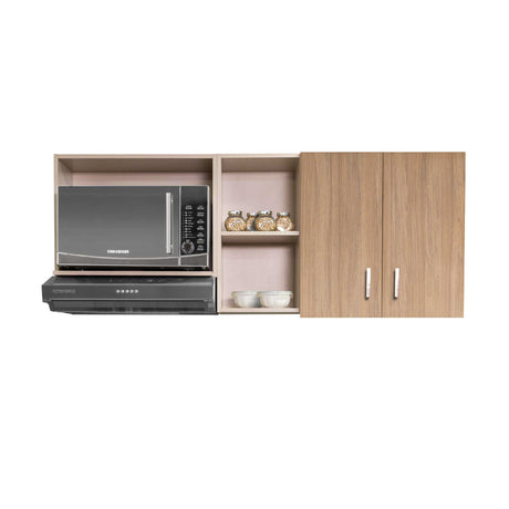 Mueble Superior de Cocina Challenger Acandi 150x60cm con Espacio para Extractor y con Espacio para Microondas - MUEBLES SUPERIORES DE COCINA | Bylmo