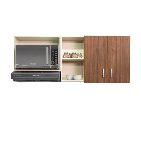 Mueble Superior de Cocina Challenger Nola 150x60cm con Espacio para Extractor y con Espacio para Microondas
