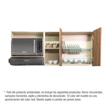Mueble Superior de Cocina Challenger Nola 150x60cm con Espacio para Extractor y con Espacio para Microondas - MUEBLES SUPERIORES DE COCINA | Bylmo