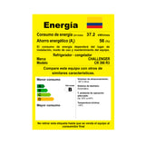Nevera Challenger Black Gris y Negro 69x174cm No Frost de 367 Litros con Dispensador de Agua y con Congelador - NEVERAS | Bylmo