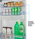 Nevera Challenger Bottom Freezer Gris 60x185cm No Frost de 325 Litros y con Congelador - NEVERAS | Bylmo