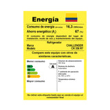 Nevera Challenger Twin Gris 60x185cm No Frost de 354 Litros y sin Congelador - NEVERAS | Bylmo