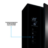 Nevera Inverter Challenger E - Cool Gris Oscuro 68x185cm No Frost de 462 Litros con Dispensador de Agua y con Congelador - NEVERAS | Bylmo