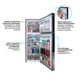 Nevera Inverter Challenger E - Cool Gris Oscuro 68x180cm No Frost de 403 Litros con Dispensador de Agua y con Congelador - NEVERAS | Bylmo