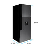 Nevera Inverter Challenger E - Cool Gris Oscuro 68x180cm No Frost de 403 Litros con Dispensador de Agua y con Congelador - NEVERAS | Bylmo