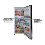 Nevera Challenger E - Cool Gris Oscuro 68x172cm No Frost de 379 Litros con Dispensador de Agua y con Congelador - NEVERAS | Bylmo