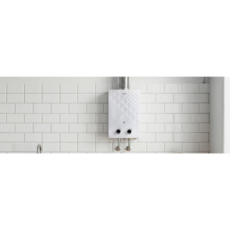Calentador de Agua Haceb Blanco 15x14.9cm Tiro Natural 5 Litros de Gas Natural - CALENTADORES DE AGUA | Bylmo