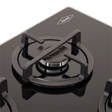 Estufa de empotrar Haceb Negro 63x51cm de Gas Natural con Cuatro Quemadores - ESTUFAS DE EMPORTRAR Y CUBIERTAS | Bylmo