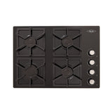 Estufa de empotrar Haceb Negro 63x48cm de Gas Natural con Cuatro Quemadores - ESTUFAS DE EMPORTRAR Y CUBIERTAS | Bylmo