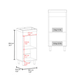 Mueble para Lavamanos Rivera Blanco 40.2x84cm Individual con Lavamanos de Sobreponer y con Una Puerta - MUEBLES PARA LAVAMANOS | Bylmo
