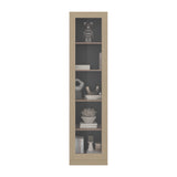 Vitrina Home E6 Cartagena y Wengue 45x180.6cm Rectangular con Cuatro Entrepaños - BIBLIOTECAS Y ESTANTERIAS | Bylmo