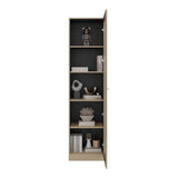 Vitrina Home E6 Cartagena y Wengue 45x180.6cm Rectangular con Cuatro Entrepaños - BIBLIOTECAS Y ESTANTERIAS | Bylmo