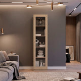 Vitrina Home E6 Cartagena y Wengue 45x180.6cm Rectangular con Cuatro Entrepaños - BIBLIOTECAS Y ESTANTERIAS | Bylmo