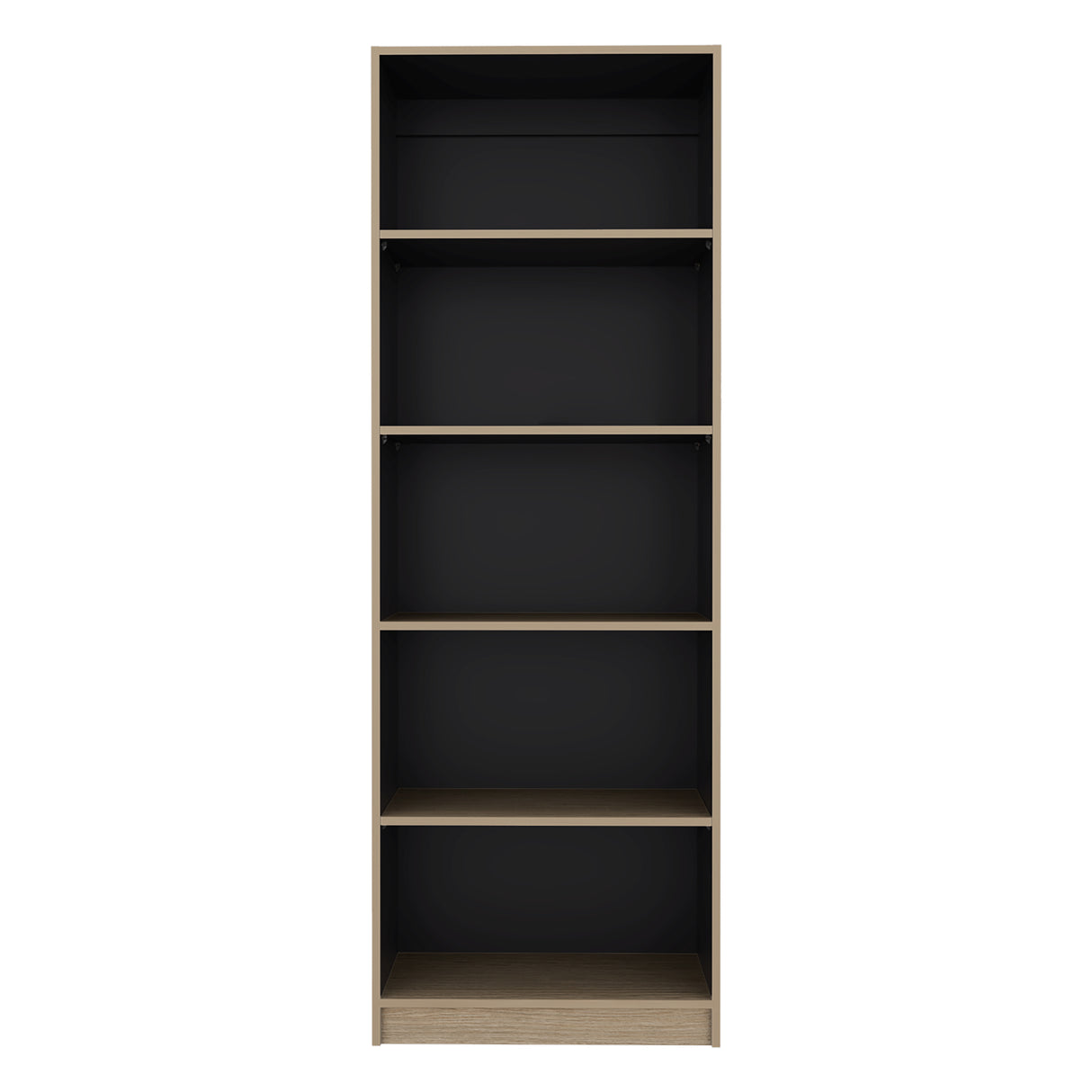 Estantería Home E1 Cartagena 62.8x180.6cm Rectangular con Cinco Compartimientos y con Cuatro Entrepaños - BIBLIOTECAS Y ESTANTERIAS | Bylmo