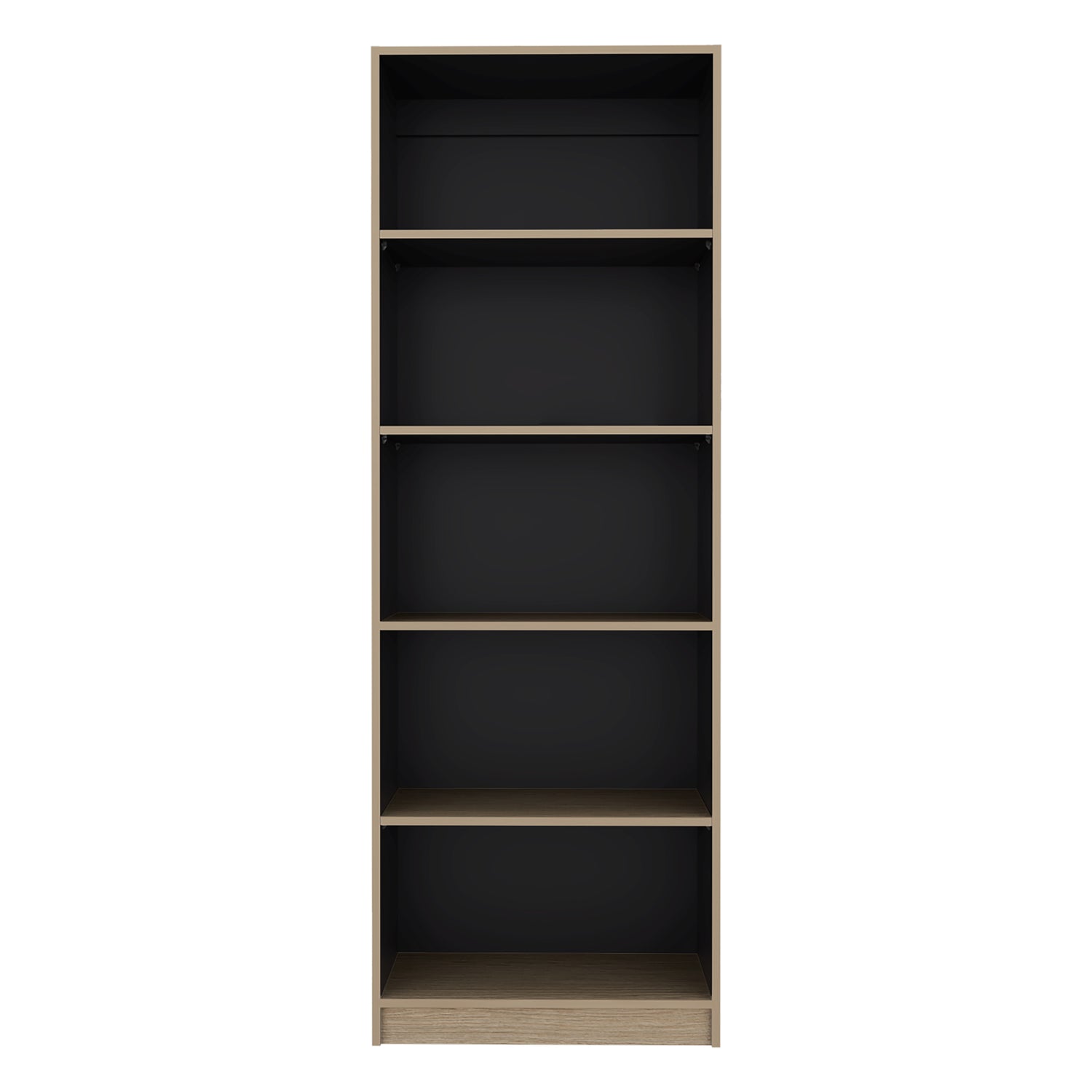 Estantería Home E3 Cartagena 62.8x180.6cm Rectangular con Cinco Compartimientos y con Cuatro Entrepaños - BIBLIOTECAS Y ESTANTERIAS | Bylmo